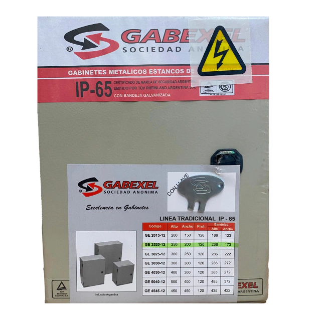 GABINETE GE 2015-12 MET. 20X15X15 - GABEXEL - 07001