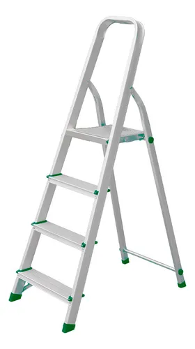 ESCALERA ALUMINIO 4 ESCALONES MAX=120KG - JADEVER -