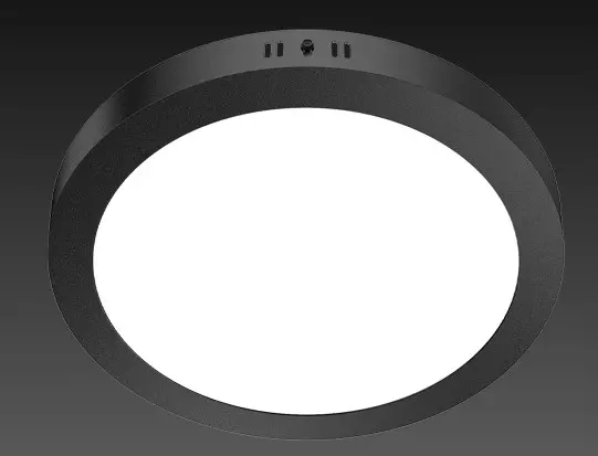 PANEL NEGRO SUPERFICIAL REDONDO 24W LN - MACROLED - 70976