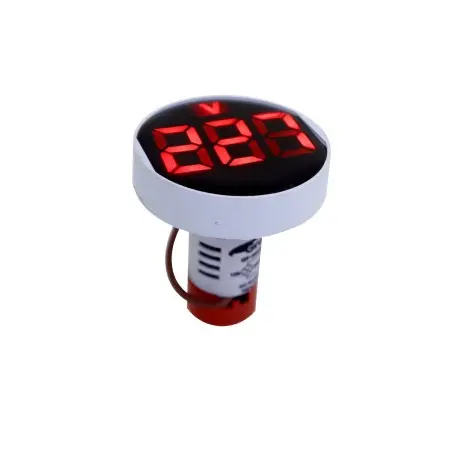 [GF-50VAC] VOLTIMETRO DIGITAL ROJO 50MM - GRALF -