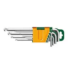 KIT DE LLAVES ALLEN CON PUNTA ESFÉRICA DE 9 PIEZAS - JADEVER -
