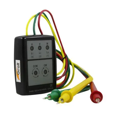 COMPROBADOR DE SECUENCIA Y FALTA DE FASE - GRALF -