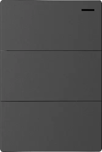 TECLA 3 CANALES MILAN GRIS - MACROLED -