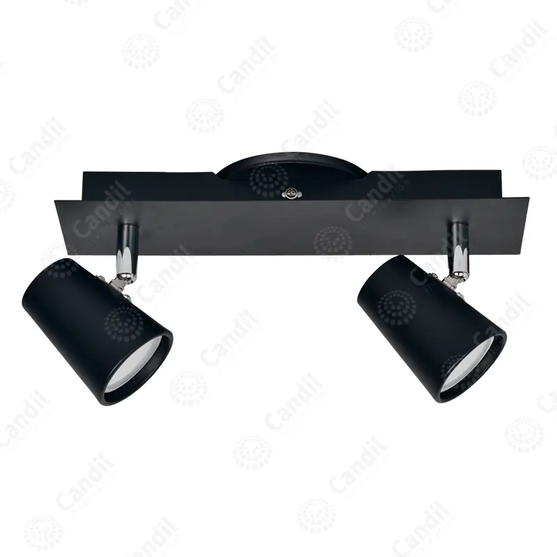 APLIQUE SONATA NEGRO 2L GU10 - CANDIL