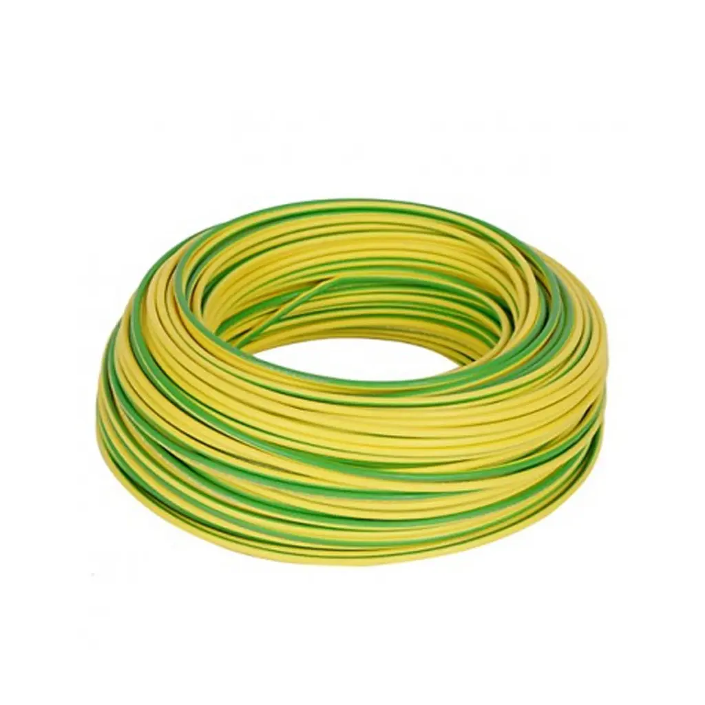 ROLLO 50 METROS CABLE UNIPOLAR 1 X 1,50 MM VERDE AMARILLO - TREFILCOM -