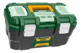 CAJA HERRAMIENTA PLASTICA 16" GANCHO METALICO - JADEVER