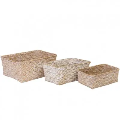 [A534043G] BANDEJA RATAN GRANDE - LIGUEN ILUMINACION -