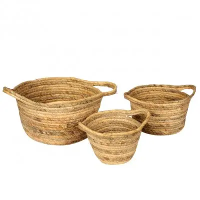 [A534193C] CESTO JUNCO CHICO - LIGUEN ILUMINACION -