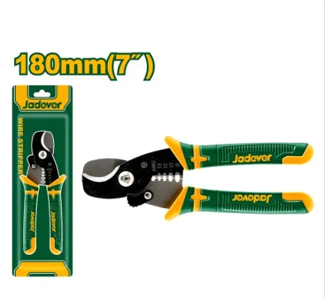 [JDPL5617] PINZA PELACABLES: 180MM(7'') - CON BORDE PARA CORTAR ALAMBRE - JADEVER -