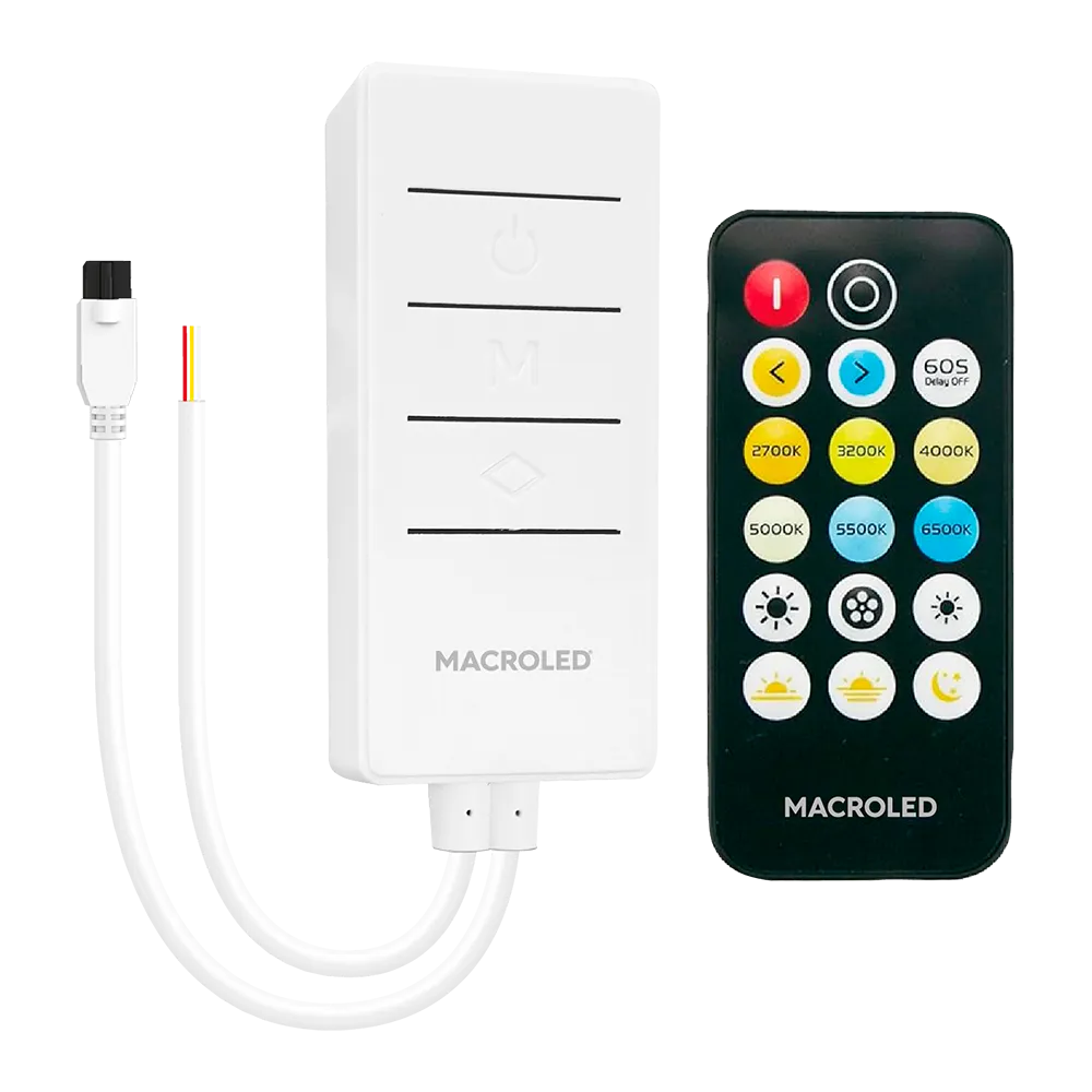 CONTROLADOR BLANCOS DINAMICOS 12V/24V 144W/288W - MACROLED -