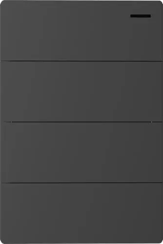 TECLA MILAN GRIS 4 CANALES BASTIDOR METALICO - MACROLED -