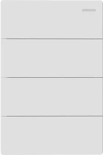 TECLA MILAN BLANCO 4 CANALES BASTIDOR METALICO - MACROLED -