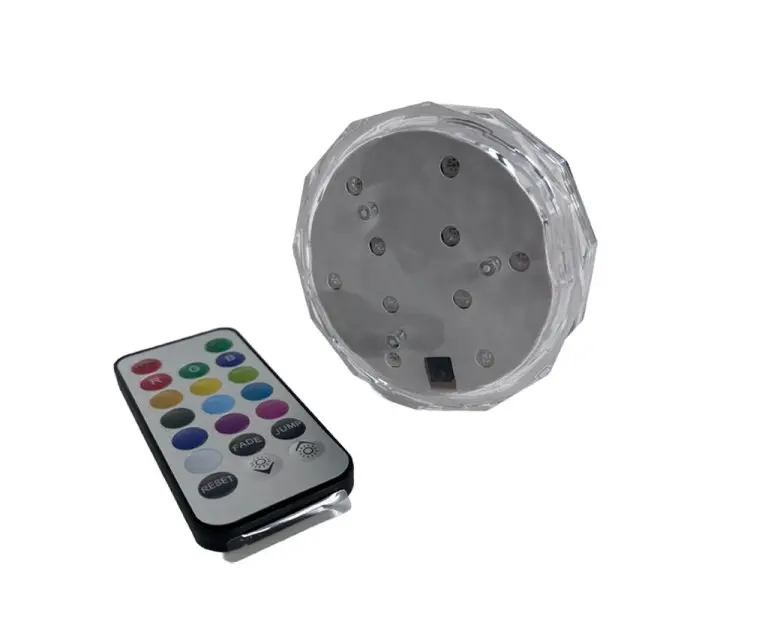 LUZ LED RGB SUMERGIBLES HASTA 1,8MTS JA-9330 RECARGABLE - IMPORTADORA JA -