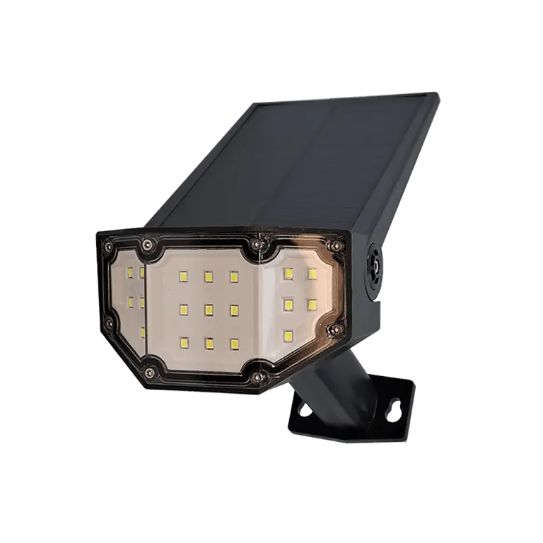 ESTACA SOLAR LED PARA USO EN SUELO O EN PARED - IMPORTADORA JA -