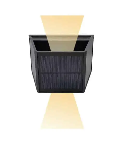 LUZ SOLAR LED BIDIRECCIONAL C/ANGULO AJUSTABLE - IMPORTADORA JA -