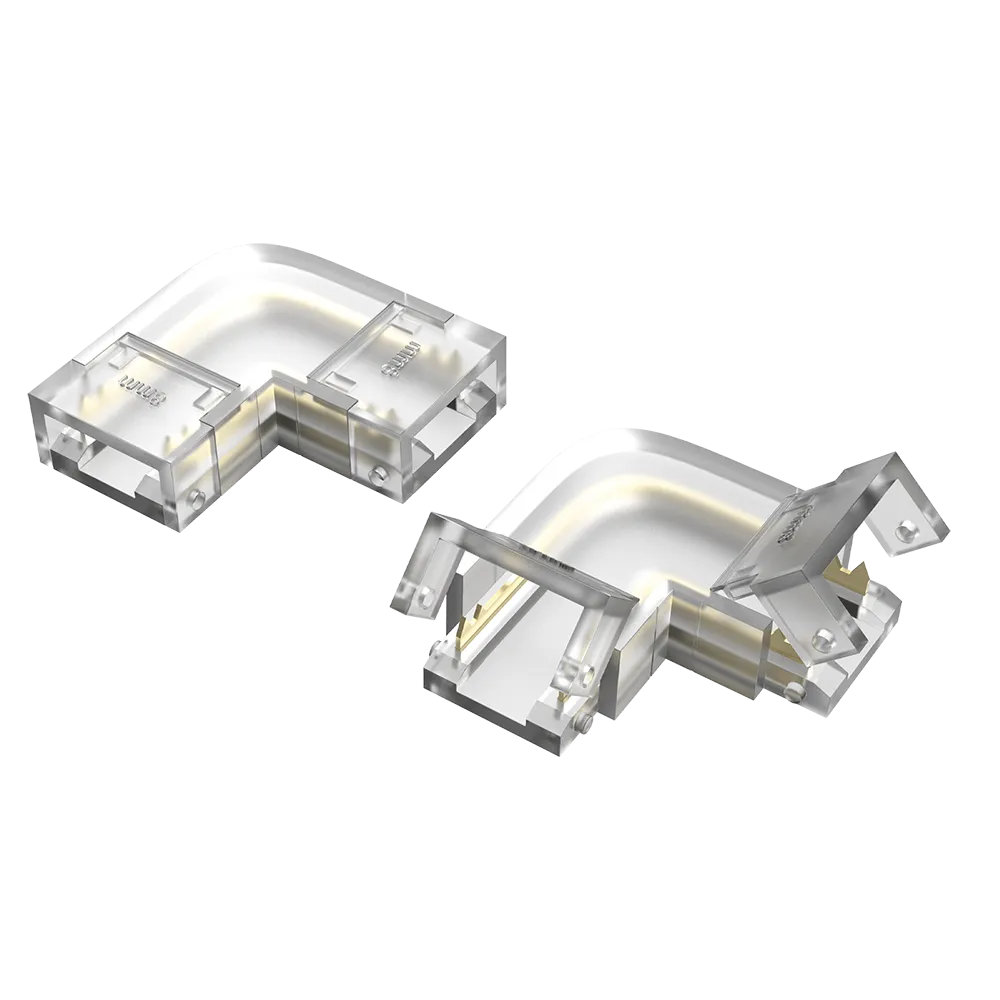 INTERCONECTOR TIRA A TIRA MACROLED, PARA TIRAS COB 8MM 2 PINES TRANSPARENTE - MACROLED -