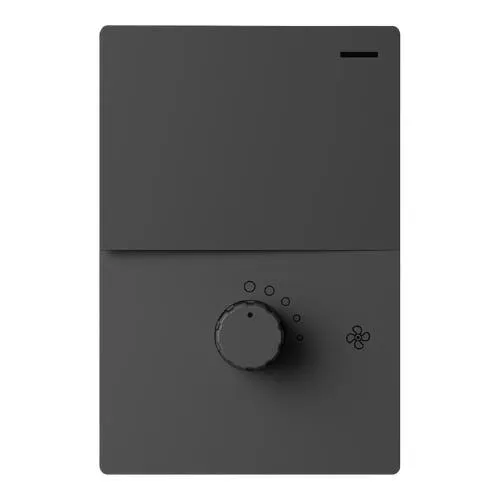 TECLA 1 CANAL + VARIADOR DE VENTILADOR MILAN GRIS - MACROLED -
