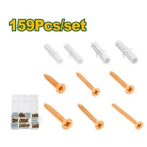 [JDXT3B03] KIT DE TORNILLOS FIX PUNTA AGUJA CON TARUGOS DE 159 PIEZAS - JADEVER